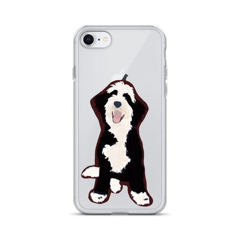 Bernedoodle iPhone Case